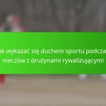 Jak wykazać się duchem sportu podczas meczów z drużynami rywalizującymi