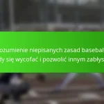 Zrozumienie niepisanych zasad baseballu: Kiedy się wycofać i pozwolić innym zabłysnąć